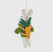 Load image into Gallery viewer, Ronnie the rabbit felt decoration