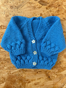 Handknit personalised Babóg cardigans