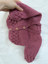 Load image into Gallery viewer, Handknit personalised Babóg cardigans