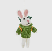Load image into Gallery viewer, Ronnie the rabbit felt decoration
